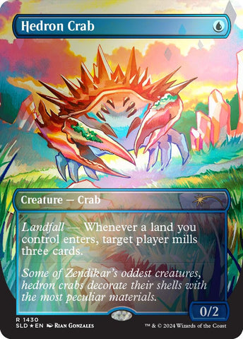 Image for Hedron Crab (Rainbow Foil) (1430) (Secret Lair Drop Series) - Magic: The Gathering