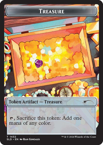 Image for Treasure Token (1432) (1432) (Secret Lair Drop Series) - Magic: The Gathering