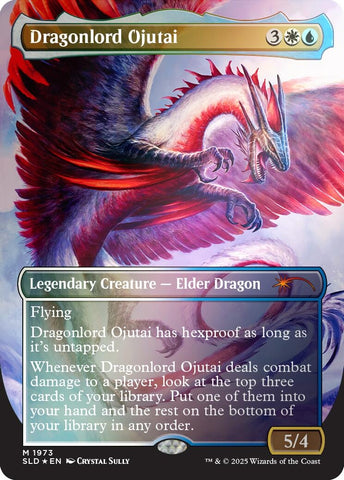 Image for Dragonlord Ojutai (Rainbow Foil) (1973) (Secret Lair Drop Series) - Magic: The Gathering