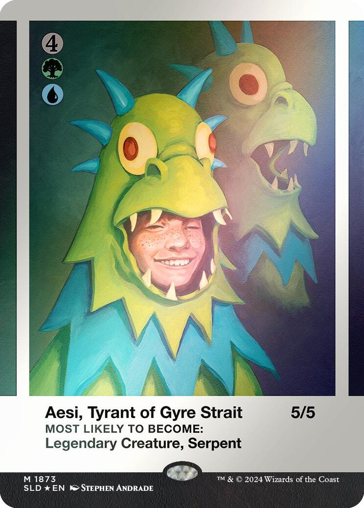 Image for Aesi, Tyrant of Gyre Strait (Rainbow Foil) (1873) (Secret Lair Drop Series) - Magic: The Gathering