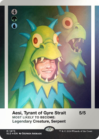 Image for Aesi, Tyrant of Gyre Strait (Rainbow Foil) (1873) (Secret Lair Drop Series) - Magic: The Gathering