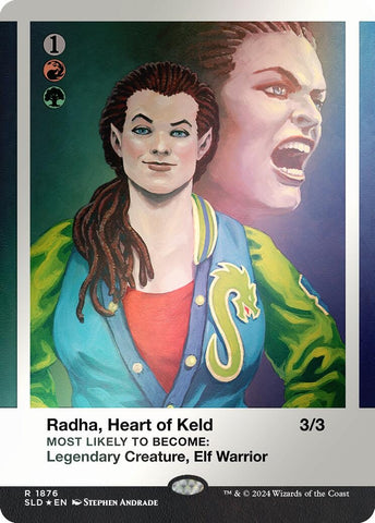 Image for Radha, Heart of Keld (Rainbow Foil) (1876) (Secret Lair Drop Series) - Magic: The Gathering