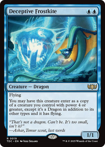 Image for Deceptive Frostkite (19) (Commander: Tarkir: Dragonstorm) - Magic: The Gathering