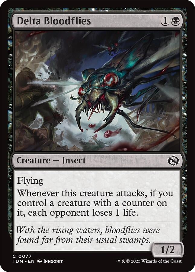 Image for Delta Bloodflies (77) (Tarkir: Dragonstorm) - Magic: The Gathering