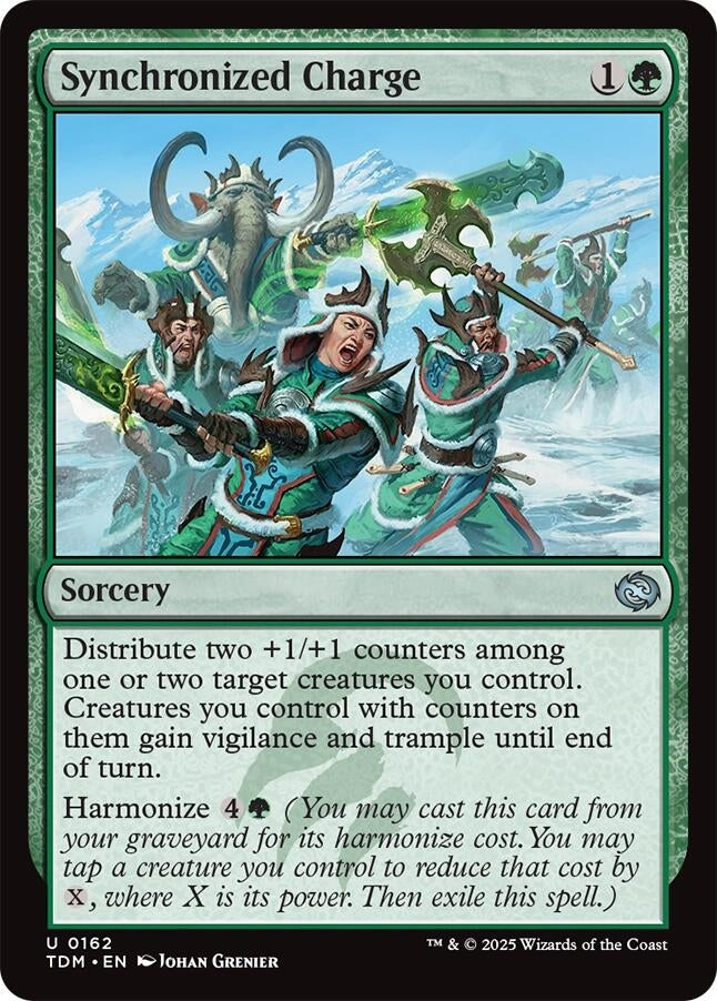 Image for Synchronized Charge (162) [Tarkir: Dragonstorm] - Magic: The Gathering