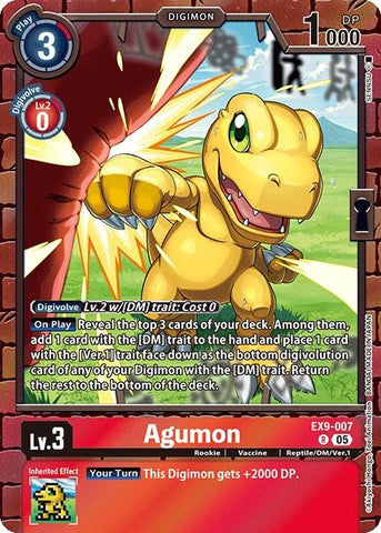 Agumon (EX9-007 R) (Versus Monsters)