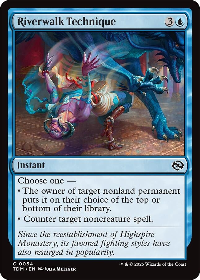 Image for Riverwalk Technique (54) (Tarkir: Dragonstorm) - Magic: The Gathering