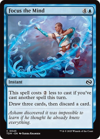 Image for Focus the Mind (45) (Tarkir: Dragonstorm) - Magic: The Gathering
