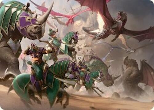 Image for United Battlefront Art Card (5/54) (5) [Art Series: Tarkir: Dragonstorm] - Magic: The Gathering