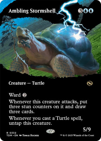 Image for Ambling Stormshell (Borderless) (332) (Tarkir: Dragonstorm) - Magic: The Gathering