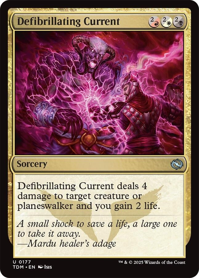 Image for Defibrillating Current (177) (Tarkir: Dragonstorm) - Magic: The Gathering