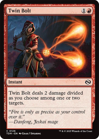 Image for Twin Bolt (128) (Tarkir: Dragonstorm) - Magic: The Gathering