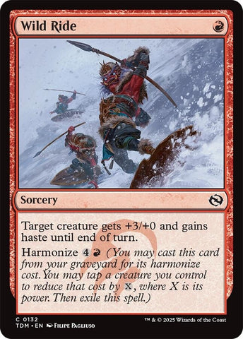 Image for Wild Ride (132) (Tarkir: Dragonstorm) - Magic: The Gathering