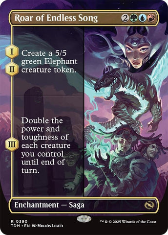 Image for Roar of Endless Song (Borderless) (390) (Tarkir: Dragonstorm) - Magic: The Gathering