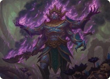 Image for Rot-Curse Rakshasa Art Card (13/54) (13) [Art Series: Tarkir: Dragonstorm] - Magic: The Gathering