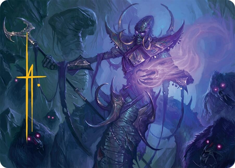 Image for Sidisi, Regent of the Mire Art Card (14/54) (Gold-Stamped Signature) (14) [Art Series: Tarkir: Dragonstorm] - Magic: The Gathering