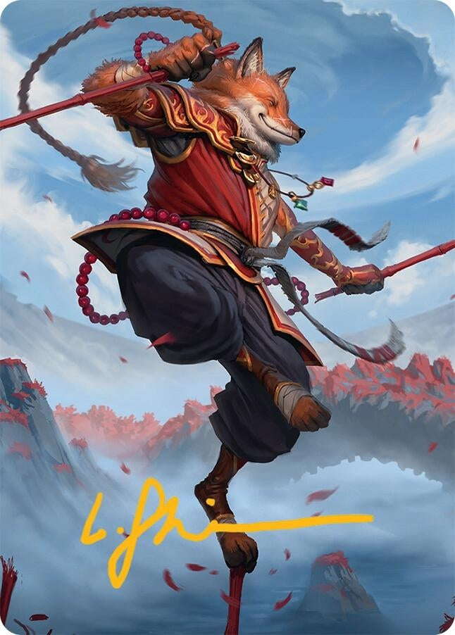 Image for Equilibrium Adept Art Card (16/54) (Gold-Stamped Signature) (16) [Art Series: Tarkir: Dragonstorm] - Magic: The Gathering