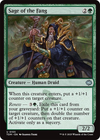 Image for Sage of the Fang (155) (Tarkir: Dragonstorm) - Magic: The Gathering