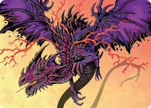 Image for Stormshriek Feral Art Card (35/54) (35) [Art Series: Tarkir: Dragonstorm] - Magic: The Gathering