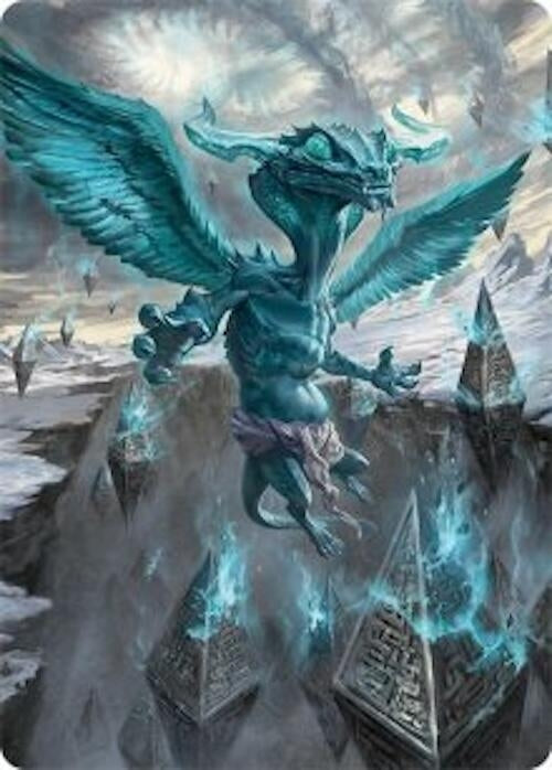 Image for Ugin, Eye of the Storms Art Card (47/54) (47) [Art Series: Tarkir: Dragonstorm] - Magic: The Gathering