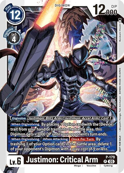 Justimon: Critical Arm (Store Tournament 2025 Vol.2 Participation Pack)
