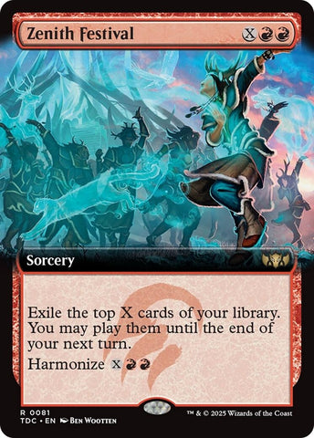 Image for Zenith Festival (Extended Art) (81) (Commander: Tarkir: Dragonstorm) - Magic: The Gathering