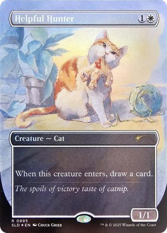 Image for Helpful Hunter (0895) (Rainbow Foil) (895) (Secret Lair Drop Series) - Magic: The Gathering