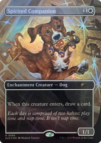 Image for Spirited Companion (0896) (Rainbow Foil) (896) (Secret Lair Drop Series) - Magic: The Gathering