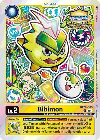 Bibimon (Regionals 25-26 Champion Card Set Season 1) (BT20-003 C) [BT19-20]