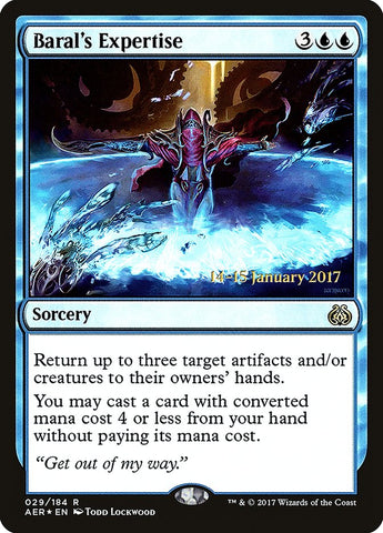 Baral's Expertise  (Prerelease) [Aether Revolt Prerelease Promos]