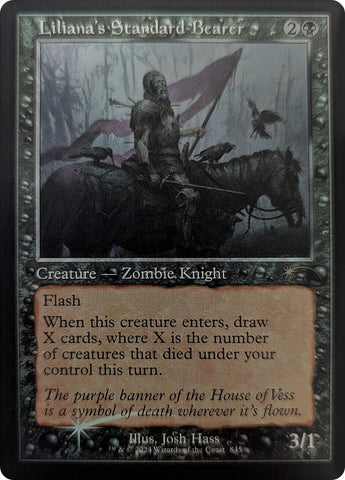 Image for Liliana's Standard Bearer (Retro Frame) (845) (Secret Lair Drop Series) - Magic: The Gathering