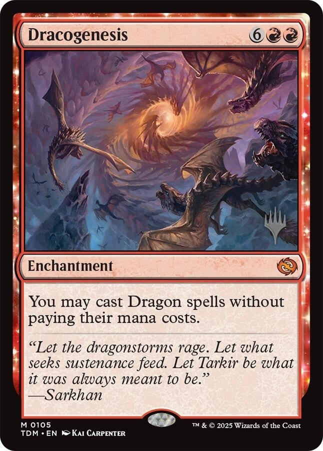 Image for Dracogenesis (105) [Promo Pack: Tarkir: Dragonstorm] - Magic: The Gathering