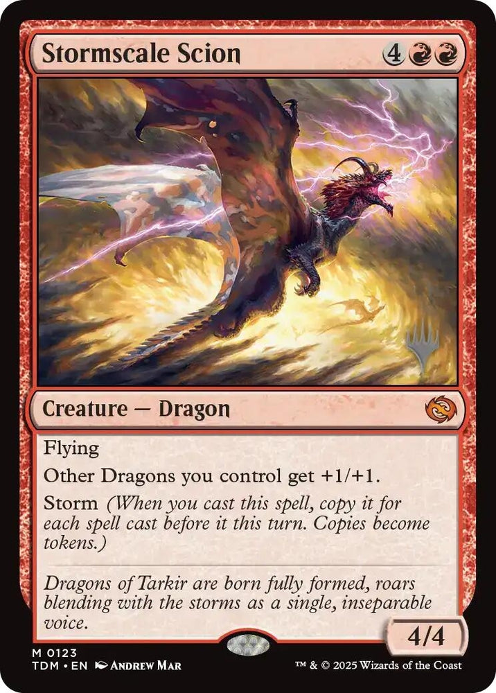 Image for Stormscale Scion (123) [Promo Pack: Tarkir: Dragonstorm] - Magic: The Gathering
