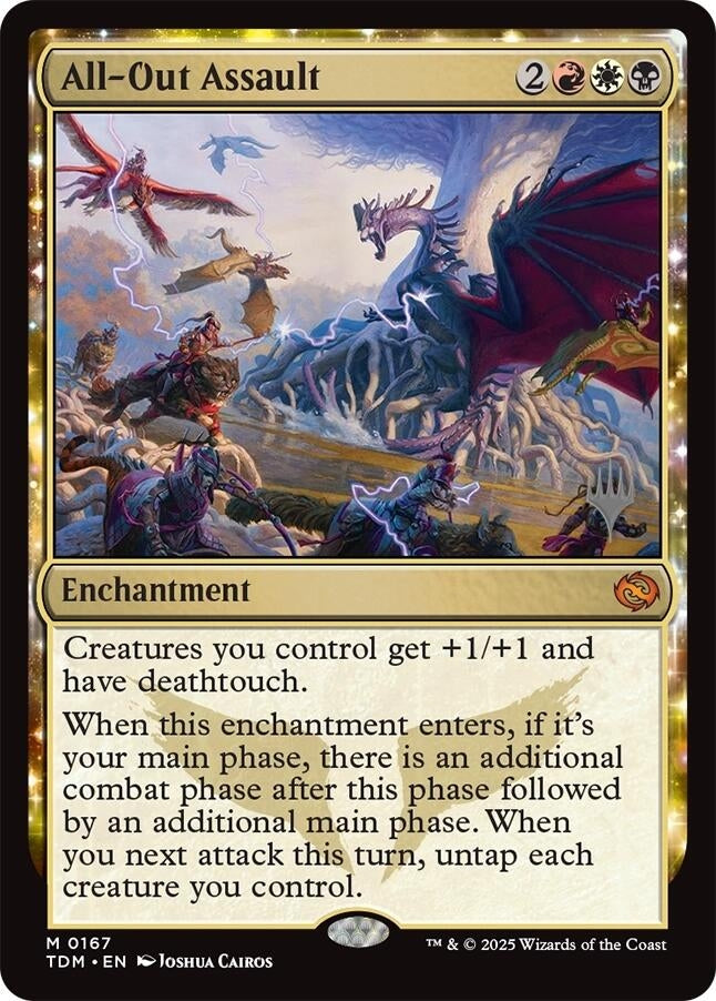 Image for All-Out Assault (167) [Promo Pack: Tarkir: Dragonstorm] - Magic: The Gathering