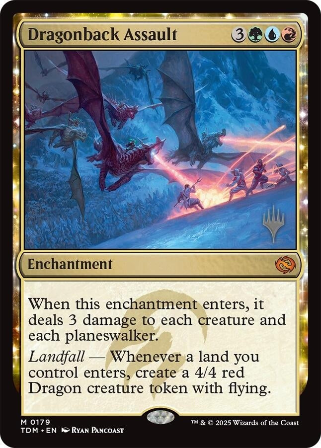 Image for Dragonback Assault (179) [Promo Pack: Tarkir: Dragonstorm] - Magic: The Gathering