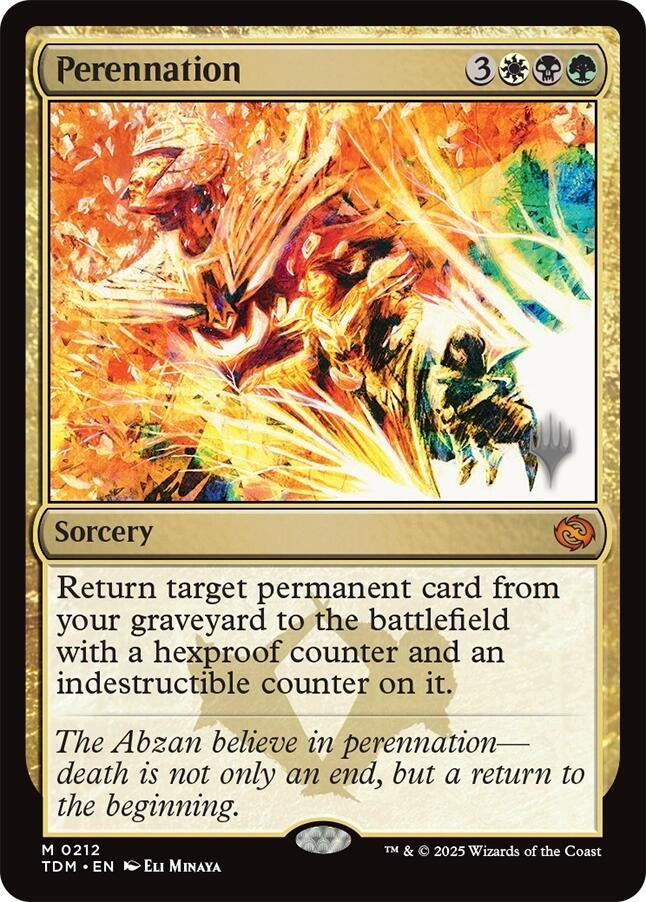 Image for Perennation (212) [Promo Pack: Tarkir: Dragonstorm] - Magic: The Gathering