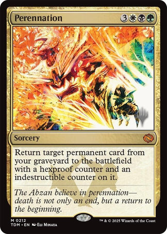 Image for Perennation (212) [Promo Pack: Tarkir: Dragonstorm] - Magic: The Gathering