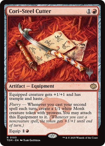 Image for Cori-Steel Cutter (103) [Promo Pack: Tarkir: Dragonstorm] - Magic: The Gathering