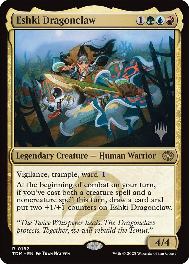 Image for Eshki Dragonclaw (182) [Promo Pack: Tarkir: Dragonstorm] - Magic: The Gathering