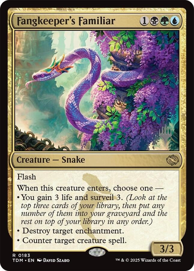Image for Fangkeeper's Familiar (183) [Promo Pack: Tarkir: Dragonstorm] - Magic: The Gathering