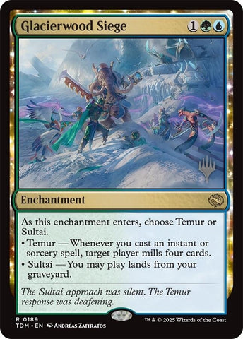 Image for Glacierwood Siege (189) [Promo Pack: Tarkir: Dragonstorm] - Magic: The Gathering
