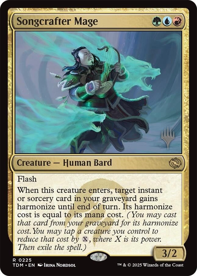 Image for Songcrafter Mage (225) [Promo Pack: Tarkir: Dragonstorm] - Magic: The Gathering