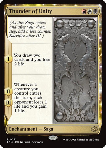 Image for Thunder of Unity (231) [Promo Pack: Tarkir: Dragonstorm] - Magic: The Gathering