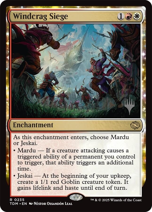 Image for Windcrag Siege (235) [Promo Pack: Tarkir: Dragonstorm] - Magic: The Gathering