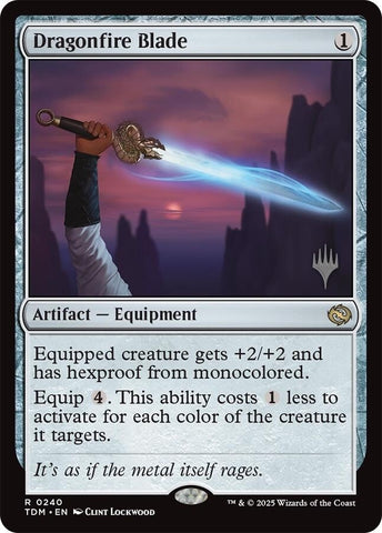 Image for Dragonfire Blade (240) [Promo Pack: Tarkir: Dragonstorm] - Magic: The Gathering