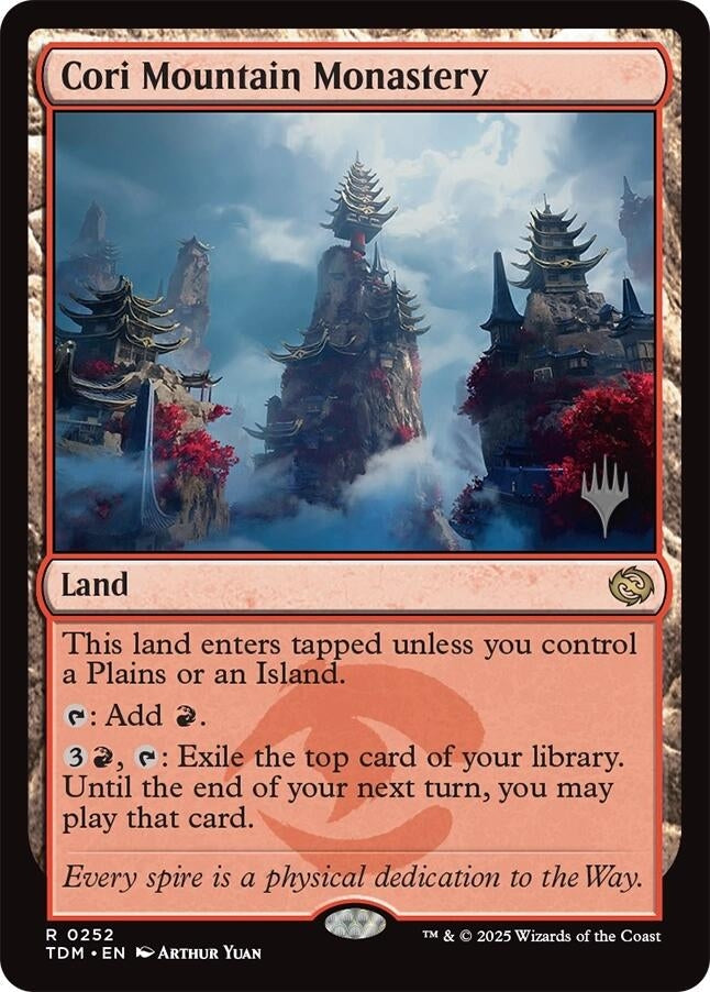 Image for Cori Mountain Monastery (252) [Promo Pack: Tarkir: Dragonstorm] - Magic: The Gathering