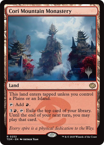 Image for Cori Mountain Monastery (252) [Promo Pack: Tarkir: Dragonstorm] - Magic: The Gathering