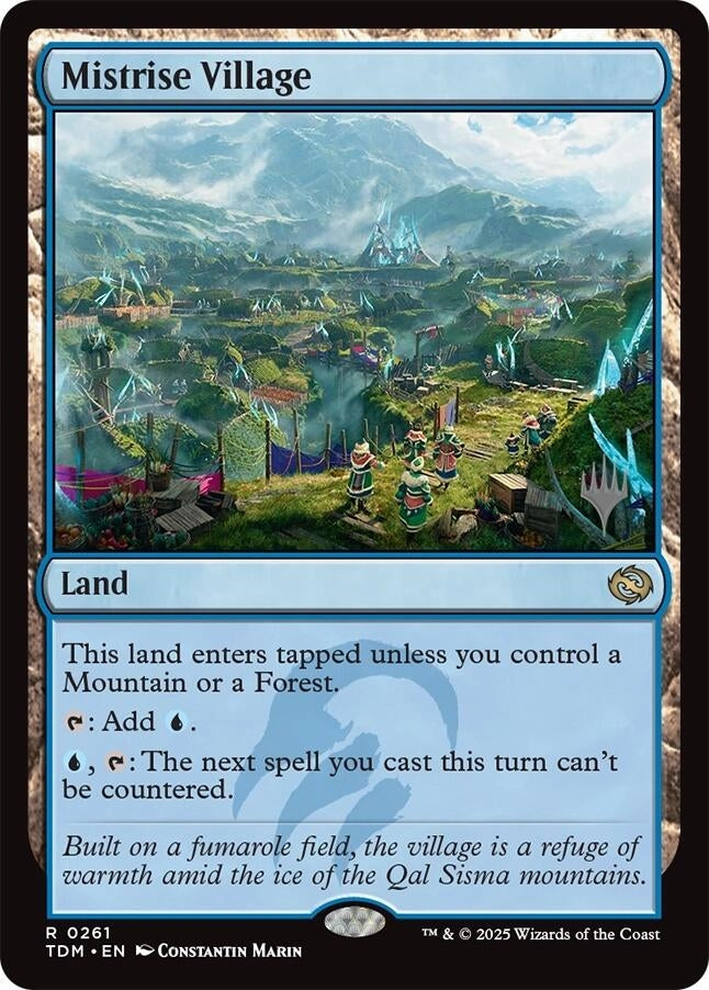 Image for Mistrise Village (261) [Promo Pack: Tarkir: Dragonstorm] - Magic: The Gathering