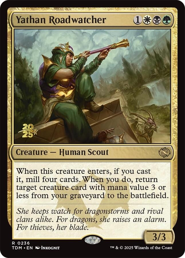 Image for Yathan Roadwatcher (236) [Prerelease Cards] - Magic: The Gathering