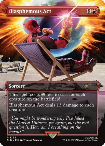 Image for Blasphemous Act (1756) (1756) (Secret Lair Drop Series) - Magic: The Gathering
